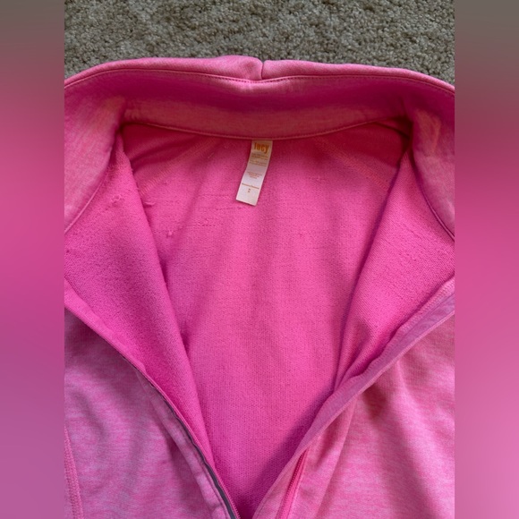 LUCY | Pink Half-Zip Jacket - Picture 9 of 12